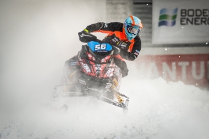 56 Linus Åberg, Bollnäs MK, Ljungbergs Motor Racing Team. Ski-Doo. Skotercross. Boden Arena Super-X 2018. 